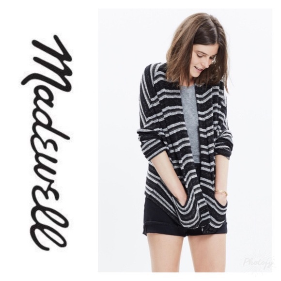 Madewell Sweaters - Madewell striped cardigan sweater - size XS/S